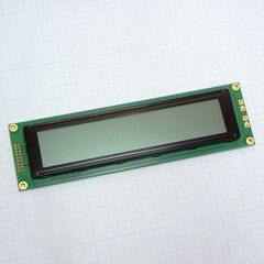 WH4004A-TFH-CT#, жки знакосинтезирующий 40 x 4, размеры 190х54 мм, подсветка led/белая, тип-fstn позитивный белый, набор символов - англо/русский