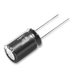 ECA1CM101, конденсатор алюминиевый электролитический 100мкф 16в ±20% (5 х 11мм) радиальные выводы 2мм 180ма 2000час 85°с автомобильного применения россыпь