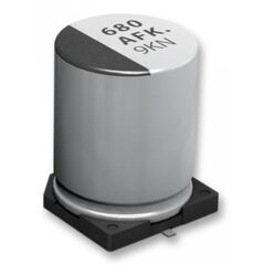 EEEFPJ101UAR, конденсатор алюминиевый электролитический 100мкф 6.3в ±20% (5 x 5.8мм) для поверхностного монтажа 0.36 ом 240ма 2000час 105°с автомобильного применения лента на катушке