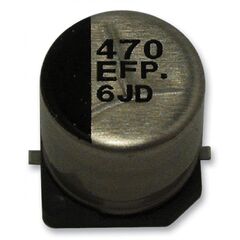 EEEHB1C220R, конденсатор алюминиевый электролитический 22мкф 16в ±20% (5 x 5.8мм) для поверхностного монтажа 39ма 2000час 105°с автомобильного применения лента на катушке