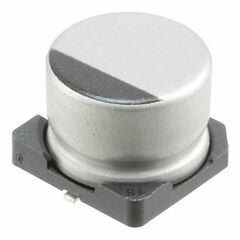 UCD1H470MCL6GS, конденсатор алюминиевый электролитический 47мкф 50в ±20% (8х6.2мм) для поверхностного монтажа 200ма 2000час 105°с автомобильного применения лента на катушке