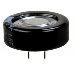 EECF5R5U105, ионистор стандартный 5,5v, 1f, -25...+70°c, 1000h, 21,5x8mm, горизонтального исполнения