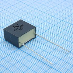 R71PI34704030M, конденсатор металлопленочный полипропиленовый 0.47мкф 630в ±20% (18 x 10 x 16)мм радиальный 15мм 105°c россыпь