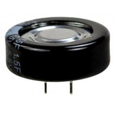 EECF5R5U474, ионистор стандартный 5,5v, 0,47f, -25...+70°c, 1000h, 21,5x8mm, горизонтального исполнения