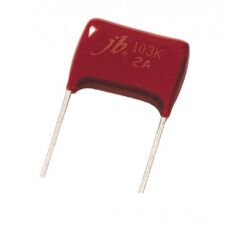 JFB02G224K150000B, конденсатор металлоплёночный полиэтилентерефталатный 0.22мкф 400в ±10% (19 x 8 x 12.5мм) радиальные вывды 15мм 85°с россыпь