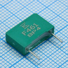 F461AG103J630C, конденсатор металлоплёночный полипропиленовый 0.01мкф 630в ±5% (13х4х9мм) радиальный в пластиковом прямоугольном корпусе 10мм 105°с россыпь