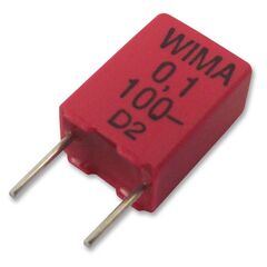 MKP2D031001F00KSSD, конленсатор пленочный 0.1мкф 100в полипропиленовый ±10% (7.2 x 5 x 10мм) радиальный пластиковый прямоугольный корпус 5мм 100°c автомобильного применения россыпь