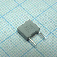 BFC237021104, пленочный конденсатор 0,1мкф 100vdc/63vac ±10% 7,2х2,5х6,5мм 105°c