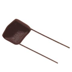 0.1UF 400V 10% CL21, конденсатор металлоплёночный полиэтилентерефталатный 0,1мкф 400в ±10% (12,5х6,5х11мм) шаг выводов 10мм 85°с