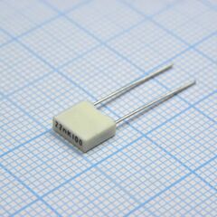 R82EC2220DQ50K, конденсатор металлоплёночный полиэтилентерефталатный 0.022мкф 100в ±10% (7.2х2.5х6.5мм) шаг выводов 5мм 105°с автомобильного применения лента в коробке