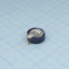 DX-5R5V104U, ионистор стандартный мини 5,5v, 0,1f, -25...+70°c, 1000h, 11,5x13mm, вертикального исполнения