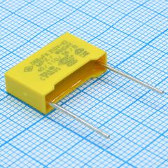 SMXVH683KD1XXAB1515, пленочный конденсатор x2, 310vac, 0.068мкф ± 10%, размер 18 х 5 х 11 мм, р=15 мм, +110°c