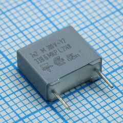 BFC233860222, пленочный конденсатор y2 2200пф 1000vdc/300vac ±20% 10х4х9мм 105°c
