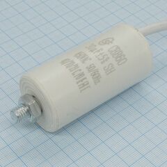 CBB60 450V 30uF ±5% провод, конденсатор пусковой 35*70мм / рабочий, металлизированный, полипропиленовый в герметизированном цилиндрическом корпусе, с гибкими выводами