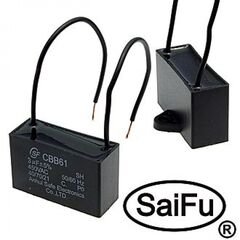 CBB61 3UF 450V (SAIFU), пусковой конденсатор saifu cbb61, 3 мкф, 450 в