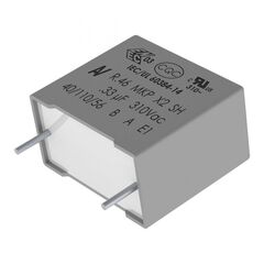 R413I21000000M, конденсатор пленочный помехоподавляющий y2/x1 0.01мкф 1000в постоянного/300в переменного тока ±20% (18 x 5 x 11мм) радиальные выводы 15мм 110°c россыпь, 4мм