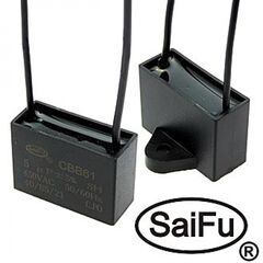 CBB61 5UF 450V (SAIFU), пусковой конденсатор saifu cbb61, 5 мкф, 450 в