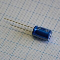16SEPF560M, полимерный алюминиевый конденсатор радиальный 560uf 16v 8x12mm 4950ma 5000часов