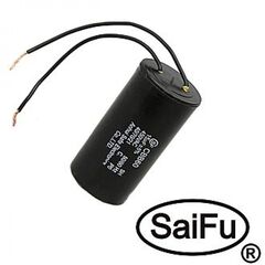 CBB60 15UF 450V WIRE (SAIFU), пусковой конденсатор saifu cbb60, 15 мкф, 450 в, с проводом