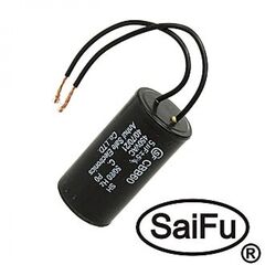 CBB60 5UF 450V WIRE (SAIFU), пусковой конденсатор saifu cbb60, 15 мкф, 450 в, с проводом