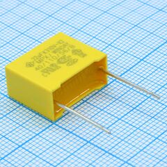 SMXVF224KD2X5AB1515, пленочный конденсатор x2, 310vac, 0,22мкф ± 10%, размер 18 х 8.5 х 14.5 мм, р=15 мм, +110°c