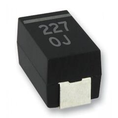 ECASD40J226M045K00, конденсатор алюминиевый полимерный 22мкф 6.3в ±20% (7.3 x 4.3 x 1.9мм) для поверхностного монтажа 0.045ом 1000ма 105°с лента на катушке