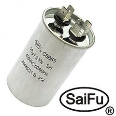 CBB65 10UF 450V (SAIFU), пусковой конденсатор saifu cbb65, 10 мкф, 450 в