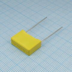 TS08H0A9104KAB0E0R, пленочный помехоподавляющий конденсатор x2, 0.1uf ±10%, 310vac, радиальные выводы с шагом 15mm, (18 x 6 x 12mm)