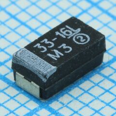 T520C226M016ATE080, 16в, 22мкф, ±20%, типоразмер c, температура -55 °с...+105 °с