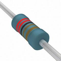 MBA02040C2201FCT00, res 2.2k ohm 0.4w 1% axial
