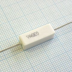 SQP200JB-0R1, резистор керамический цементный аксиальный (sqp) 2вт 0.1ом ±5%
