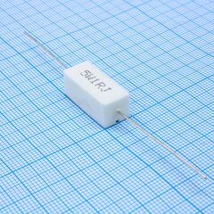SQP5001RJBP, резистор керамический цементный аксиальный (sqp) 5вт 1ом ±5%