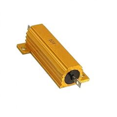 THS50220RJ, резистор проволочный моточный 220ом ± 5%; 50 вт 1.25кв ± 30ppm/°c аксиальный в алюминиевом корпусе