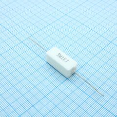 L-KLS6-SQP-5W-1KRJ, резистор аксиальный цементный 5вт 1ком ±5%