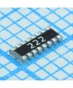 YC248-JR-072K2L, резисторная сборка smd 1606 8 резисторов по 2.2ком