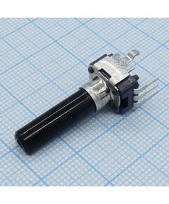 RK09D1130A1N, singl-unit, vertical, flat shift 30mm, 10k, 1b