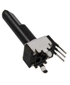 RS09-N-30 1K, потенциометр rs09-n-30 1k, угол поворота 280°, характеристика в