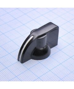 Ручка K7-2 bakelite (клювик) d=4, ручка управления, на вал 4mm, клювик