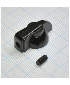 Ручка K7-1 bakelite (клювик) d=6.4, ручка управления, на вал 6.4mm, клювик