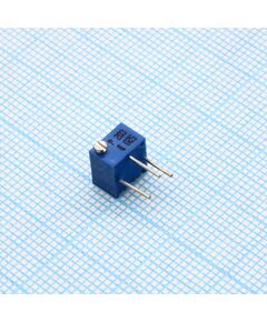 TSR-3266P-203R, потенциометр многооборотный керметный 20ком 0.25вт ±10% 12 ±2 оборотов, (6.7 x 8.22 x 4.7мм)
