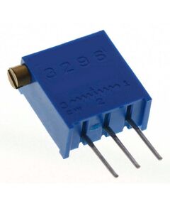 TSR-3296X-503R, потенциометр многооборотный керметный 50ком 0.5вт ±10% 30 ±2 оборотов, (11 x 5 x 10мм)
