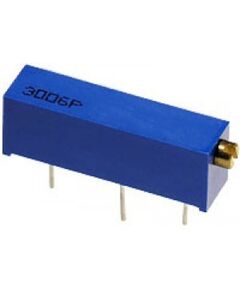 TSR-3006P-222R, потенциометр многооборотный керметный 2.2ком 0.75вт ±10% 22 ±2 оборота, (19.05 x 4.83 x 6.35мм)