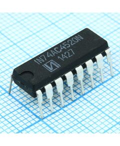 КР1554ИЕ23, 2 x 4-хразрядных двоичных счетчика