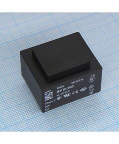 BV EI 302 2023, трансформатор питания 1.5ва 230в 15в/100ма ta 70 c/f (ei 30/10.5)21.8мм
