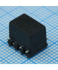 T05A-111-045, трансформатор импульсный 1:1:1, изоляция 1500в, dcr=1.25 ohm, smd монтаж