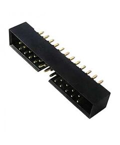 BH-24 (IDC-24MS), idc разъем, вилка на плату прямая двухрядная 24pin(2x12)., шаг 2.54мм