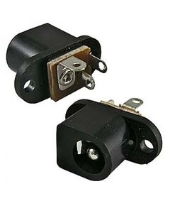 TC-017 2.4MM, разъем питания штырьковый tc-017 2.4 мм, монтаж на панель