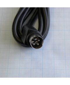 шт. 9мм 4pin провод 1.5м фер фильтр, штекер питания с проводом 0.8мм2 (18awg), с ферритовым помехозащищающим фильтром