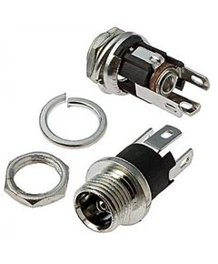 TC-025 2.4MM, разъем питания штырьковый tc-025 2.4 мм, монтаж на панель