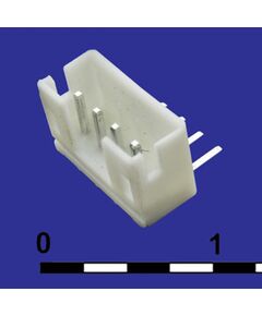 WB-04R (MW-4MR) PITCH 2.00 М, разъем питания 4 контакта, вилка угловая на плату, шаг 2,00мм